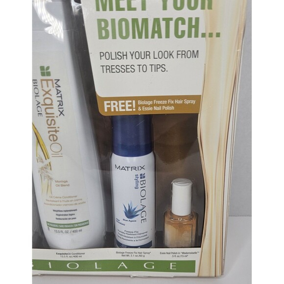 Matrix Biolage Exquisite Oil Shampoo & Conditioner 13.5 oz Gift Pack Freeze Fix - Picture 3 of 6